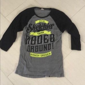 Ranch Dressn 3/4 sleeve top. by Fallon Taylor